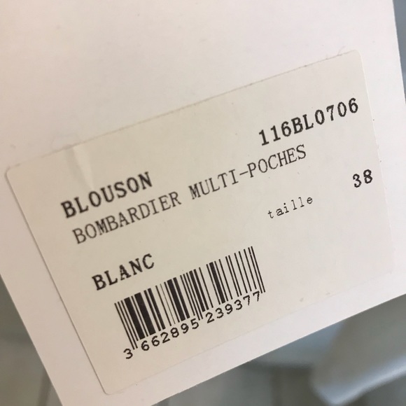 - Courreges White Denim Layered Blouson Jacket NWT - Picture 6 of 6